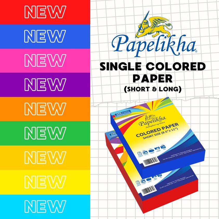 WOW BAGO: Papelikha Colored Paper Ream Single Colo